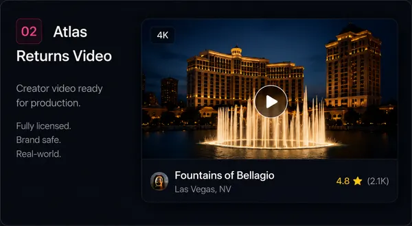 Creator video ingestion and enrichment